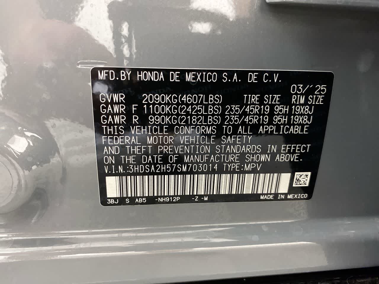 2025 Acura ADX w/A-Spec Package