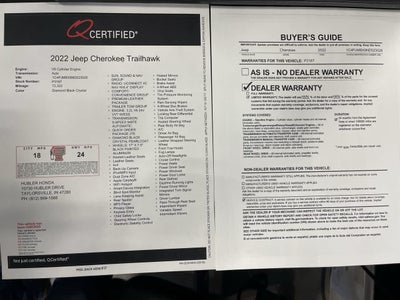 2022 Jeep Cherokee Trailhawk