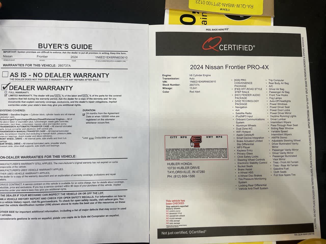 2024 Nissan Frontier PRO-4X