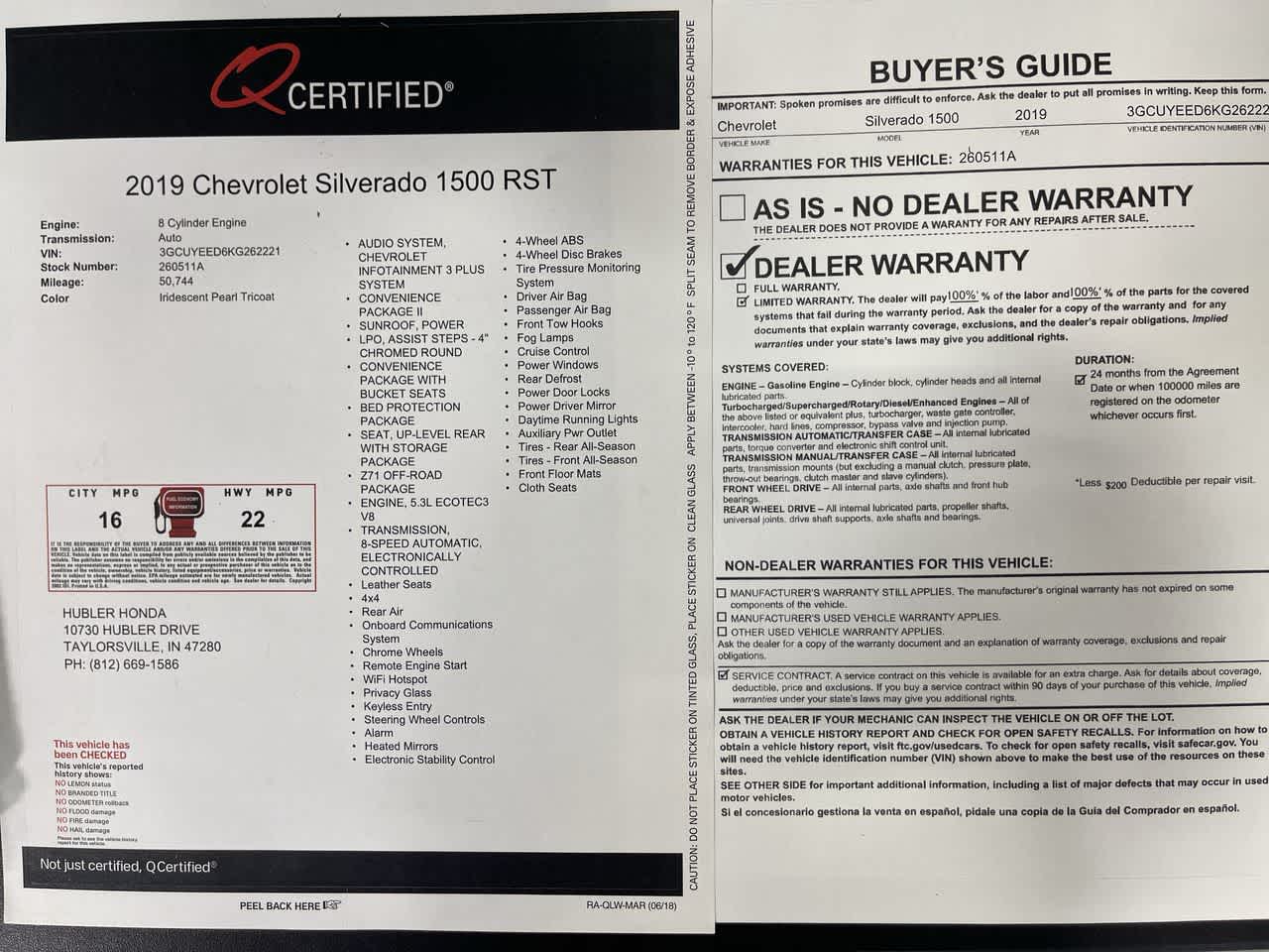 2019 Chevrolet Silverado 1500 RST