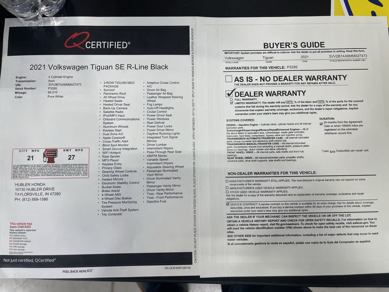 2021 Volkswagen Tiguan SE R-Line Black
