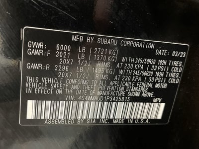 2023 Subaru Ascent Limited