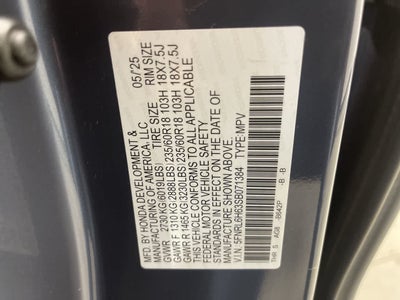 2025 Honda Odyssey EX-L