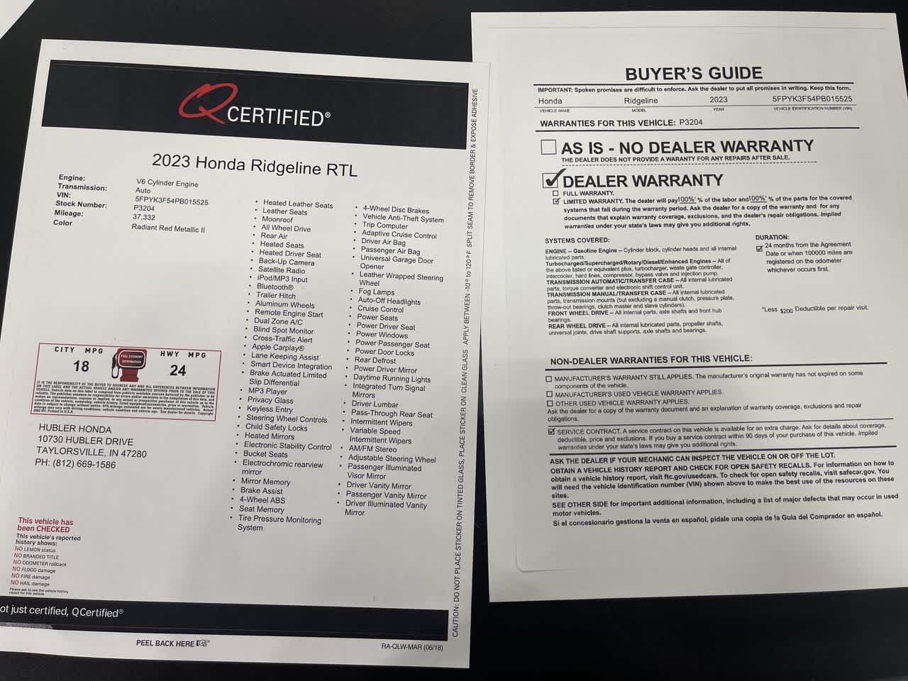 2023 Honda Ridgeline RTL