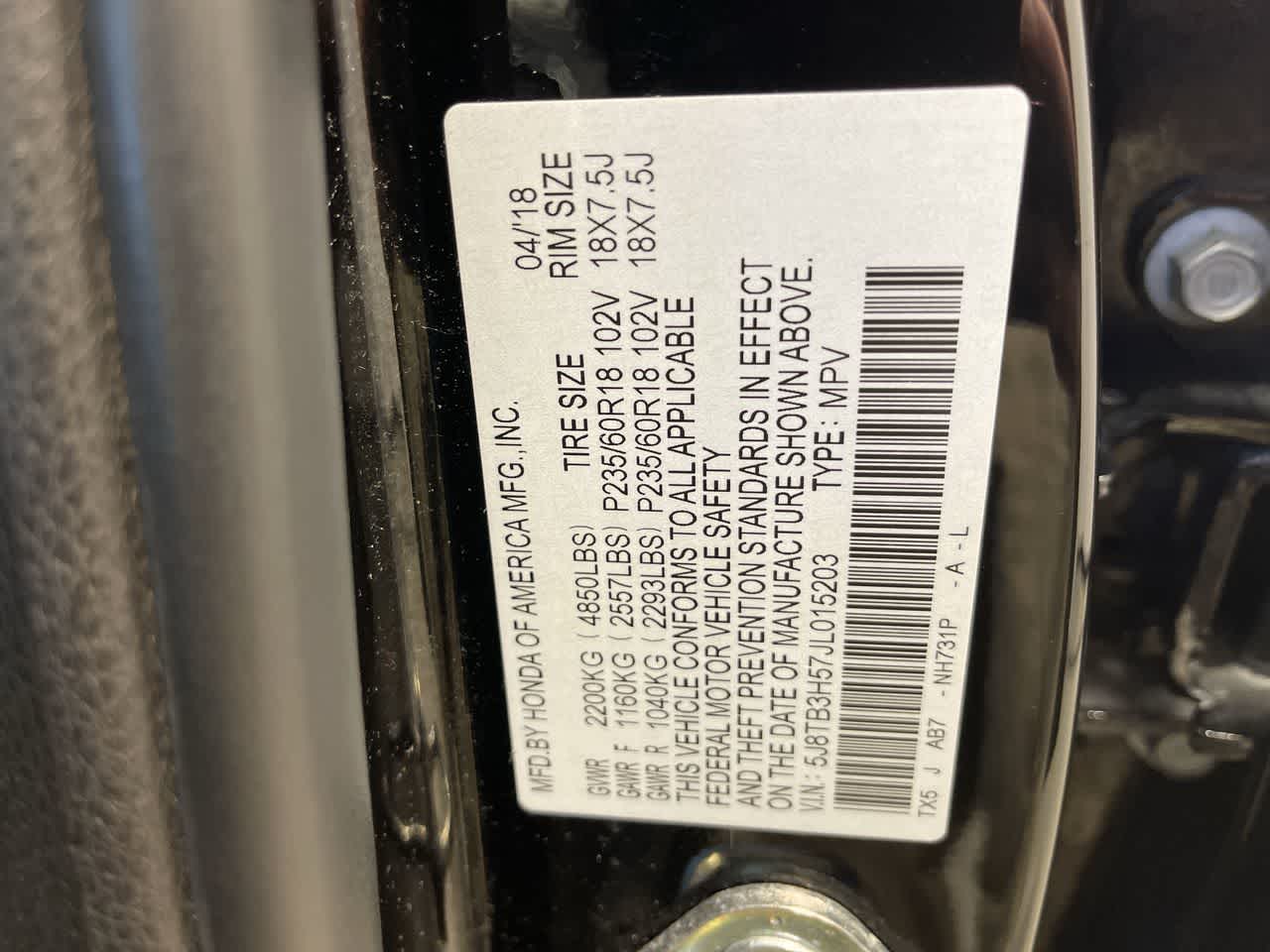 2018 Acura RDX w/Technology Pkg