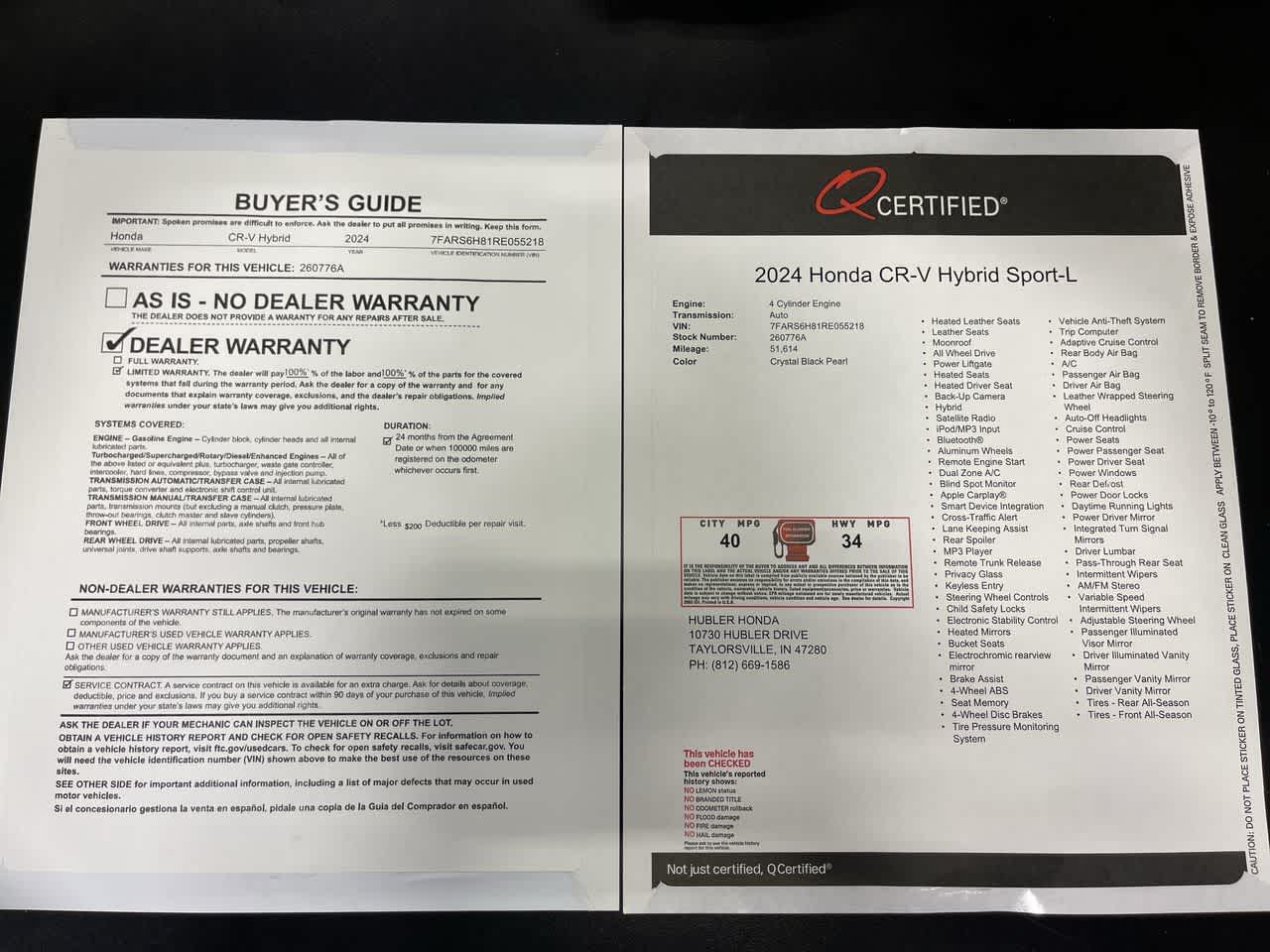 2024 Honda CR-V Hybrid Sport-L