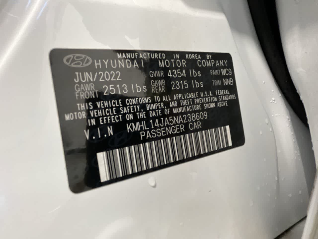 2022 Hyundai Sonata SEL