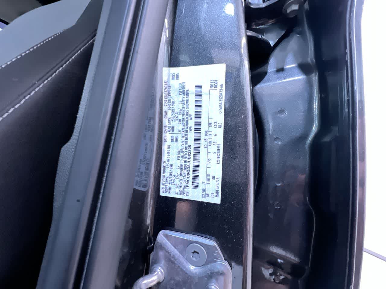 2018 Ford Escape SE