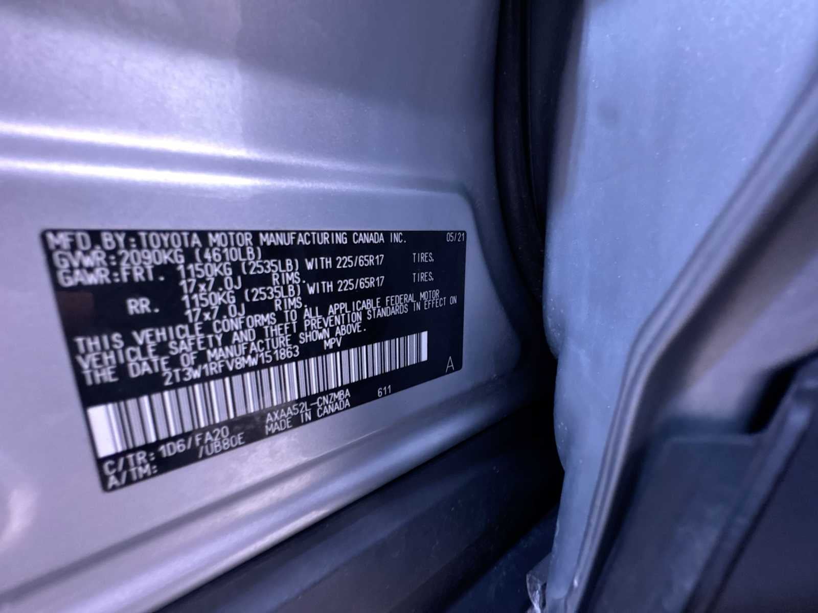 2021 Toyota RAV4 XLE