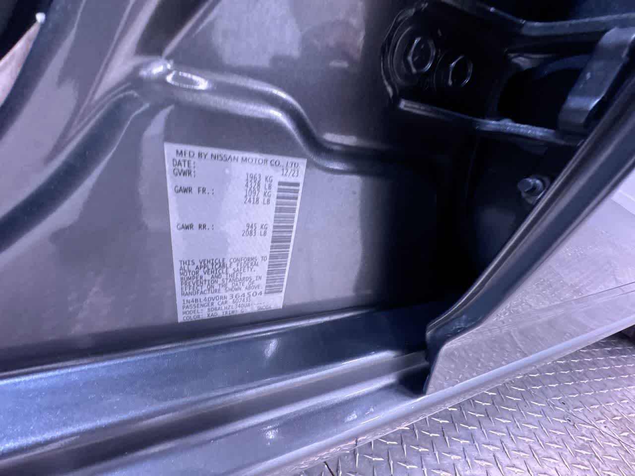 2024 Nissan Altima 2.5 SV