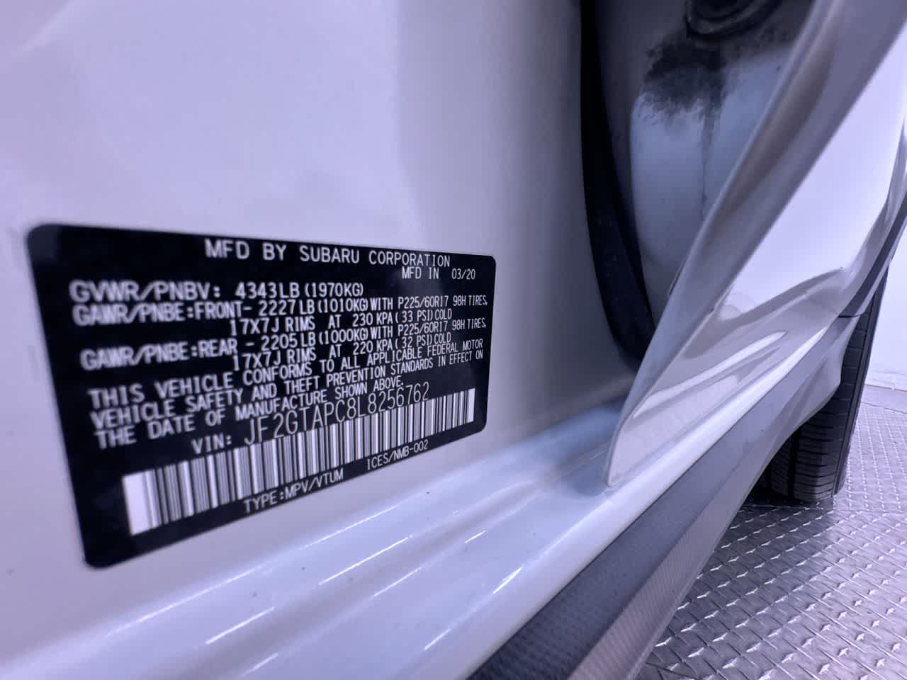 2020 Subaru Crosstrek Premium